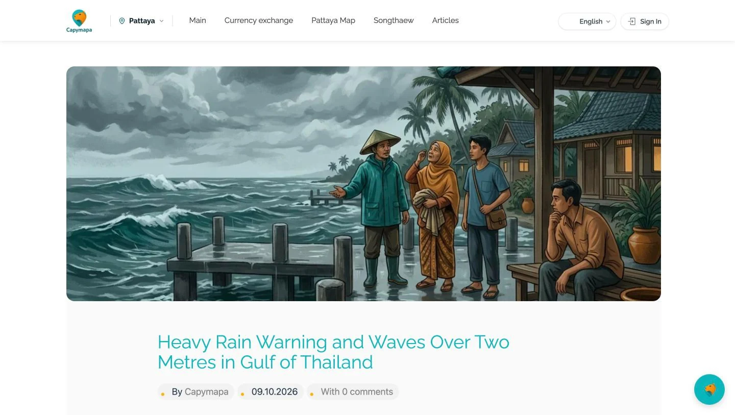 A Capymapa news story with a branded illustration